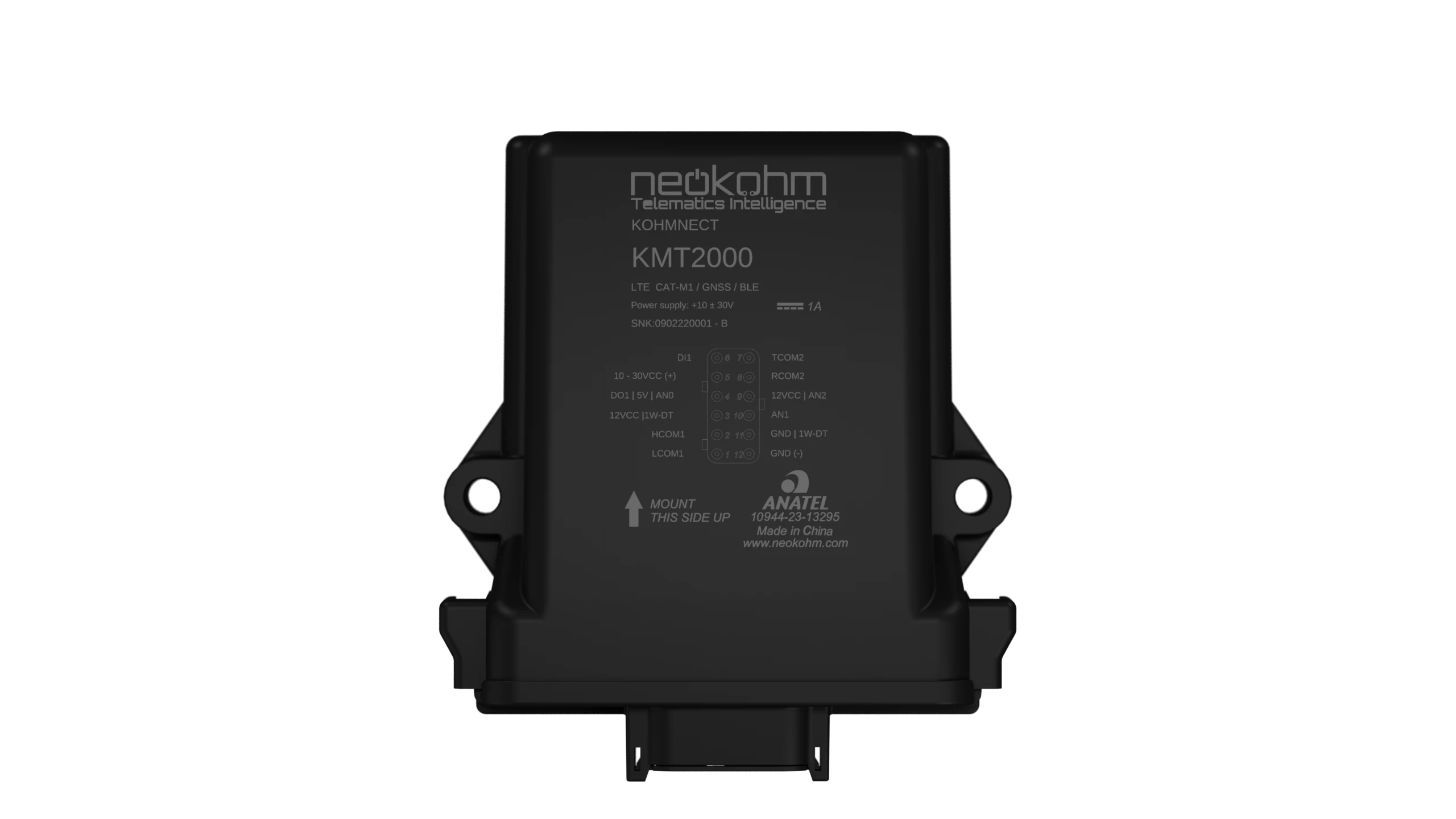 Rastreador KMT2000 visto de frente